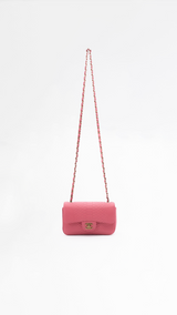 Chanel Python Mini Classic Flap Bag