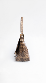 Fendi Brown Zucchino Mamma Baguette