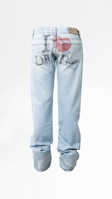 Dolce & Gabbana 'I <3' Low-Rise Jeans