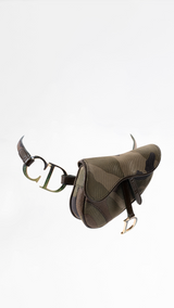 Dior Camo Mini Saddle Belt Bag
