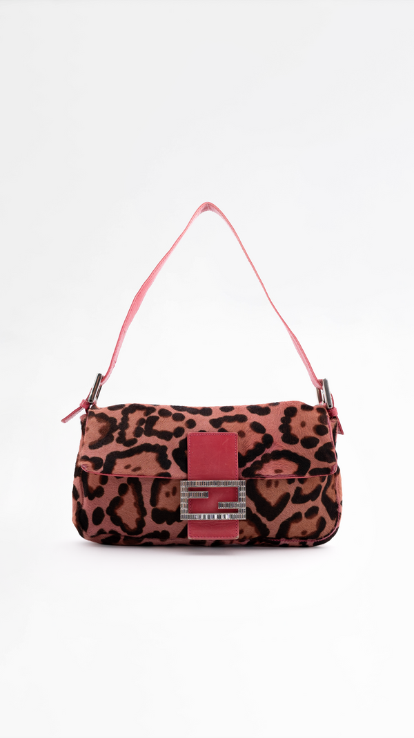 Fendi Pony Hair Baguette Bag