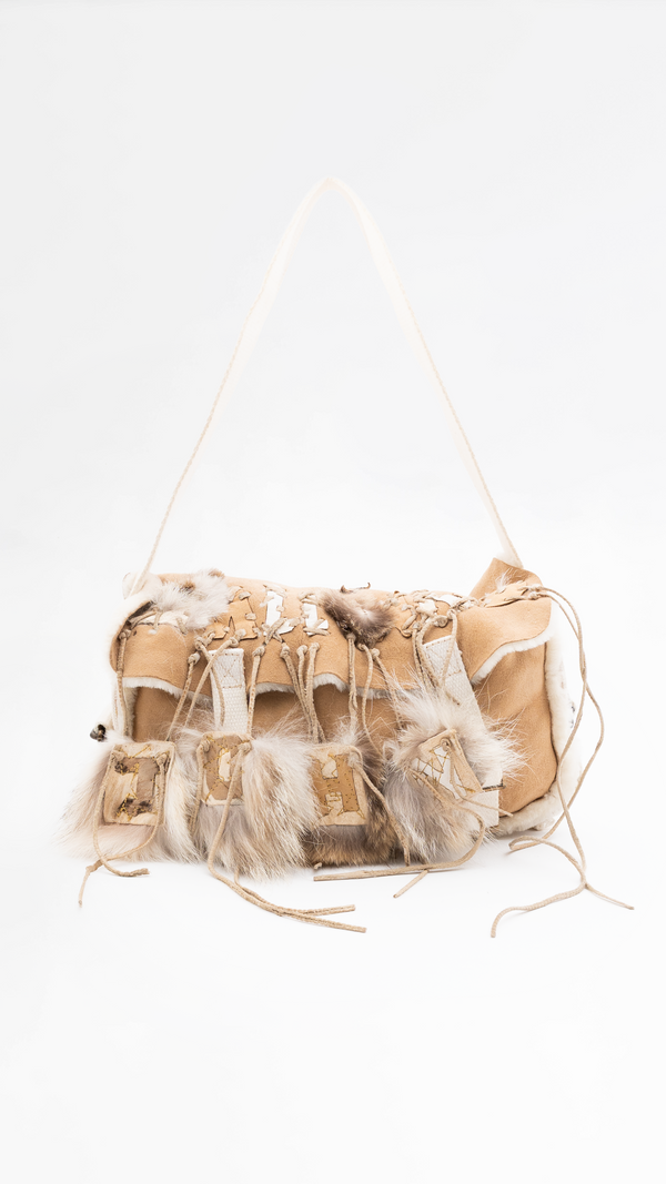 John Galliano Shearling Bag
