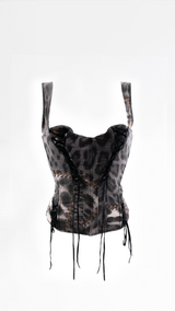 Roberto Cavalli Leopard Corset