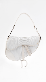 Dior Python Saddle Bag