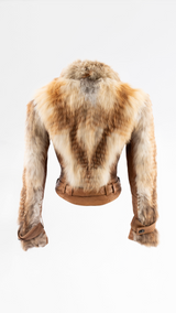 Cavalli Fur Fitted Jacket