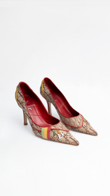 Dior Monogram Rasta Heels