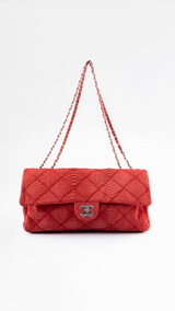 Chanel Ultimate Stitch Python Flap Bag