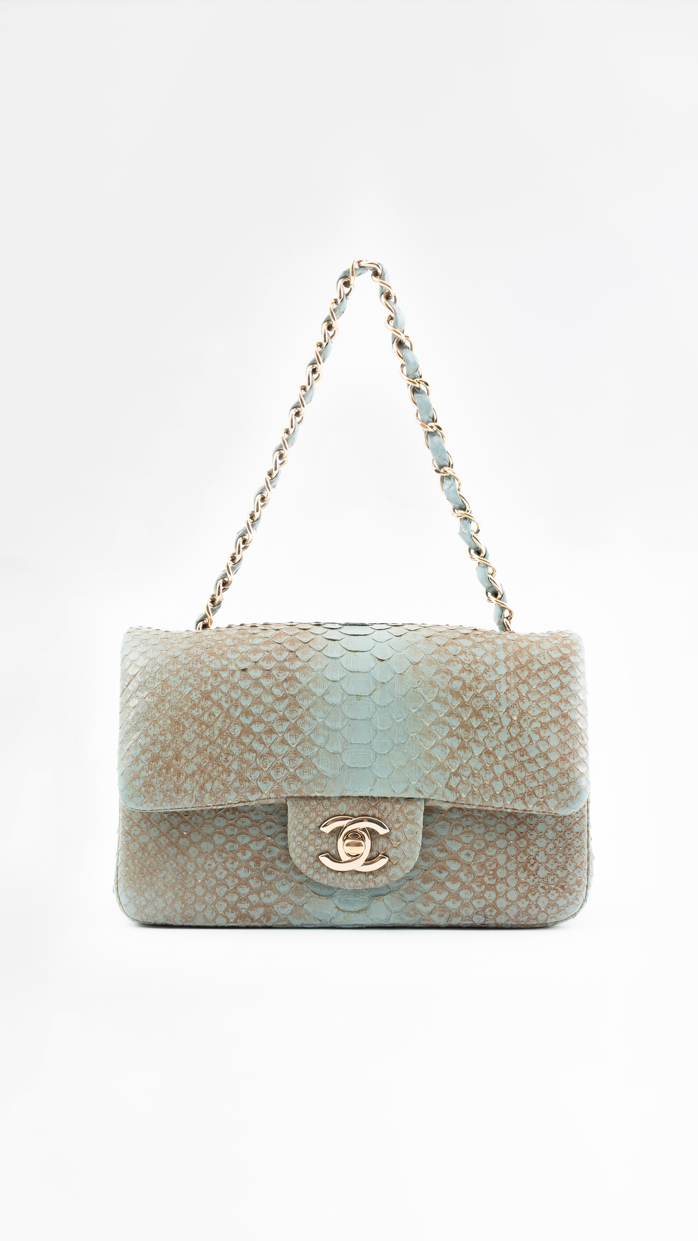 Chanel Python Snakeskin Mini Classic Flap Bag – Jean Vintage