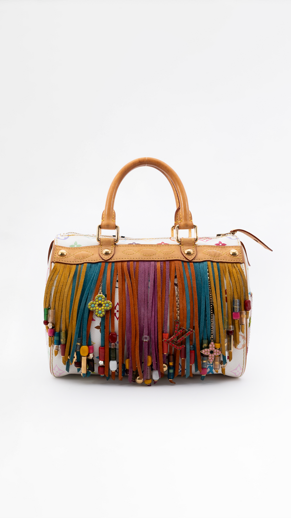 Louis Vuitton X Takashi Murakami Monogram Fringe Speedy 25