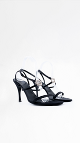 Gucci Swarovski Logo Heels