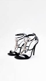 Giuseppe Zanotti Lizard Embellished Heels