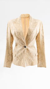 Versace Snakeskin Blazer Jacket