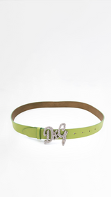 Dolce & Gabbana Rhinestone Logo Belt
