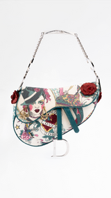 Dior Tattoo "Dior Loves John" Saddle Bag