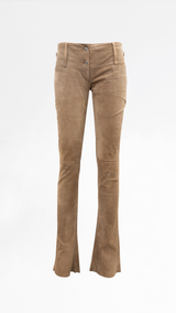 Dolce & Gabbana Suede Flare Trousers