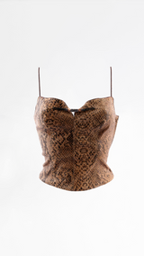 Millesia Vintage Leather Corset