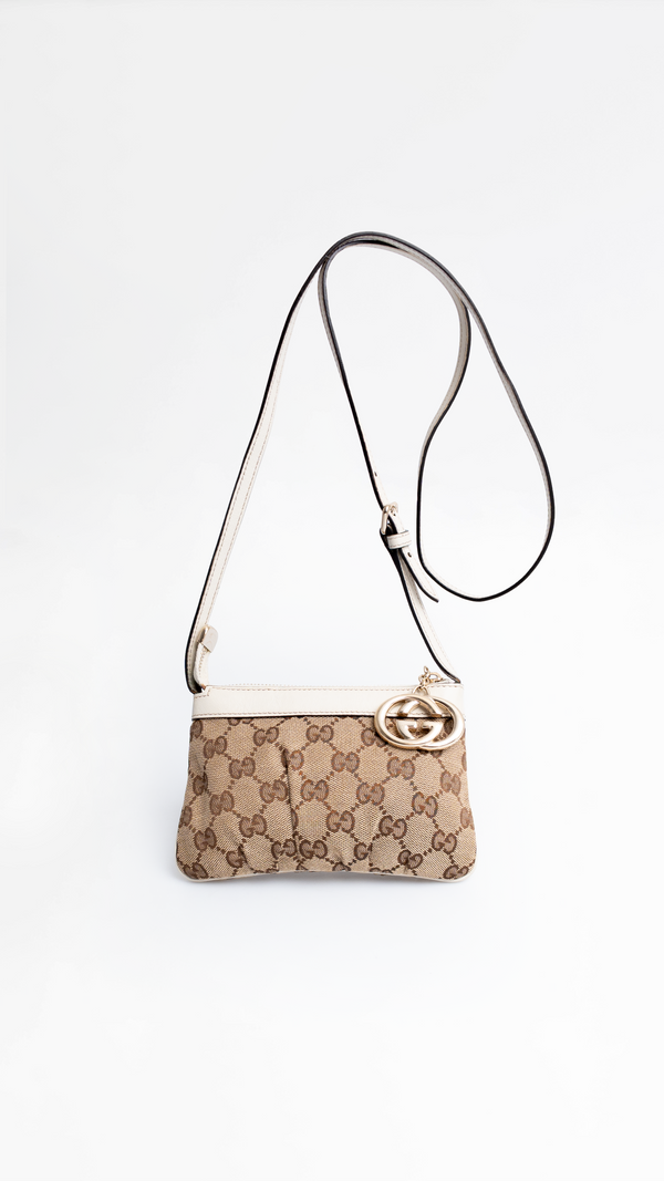Gucci Monogram Crossbody Pochette
