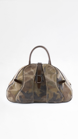 Dior Camo Double Saddle Bag