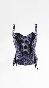Roberto Cavalli Leopard Corset