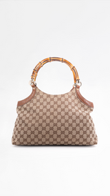 Gucci Monogram Bamboo Bag