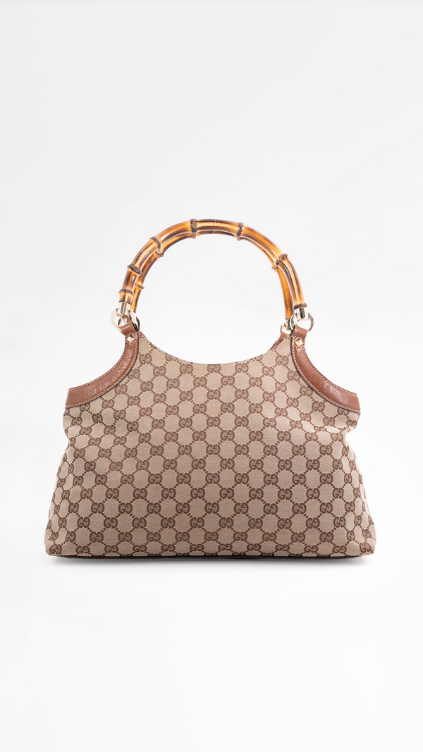 Gucci Monogram Bamboo Bag