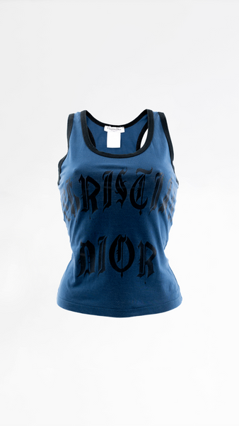 トップス Christian Dior Galliano Tank Top denim Christian Dior