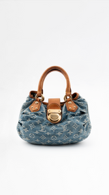 Louis Vuitton Monogram Denim Mini Pleaty Bag