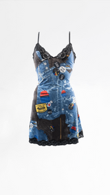 Dior Miss Diorella Trompe L'oeil Dress