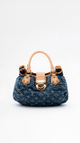 Louis Vuitton Monogram Denim Pleaty