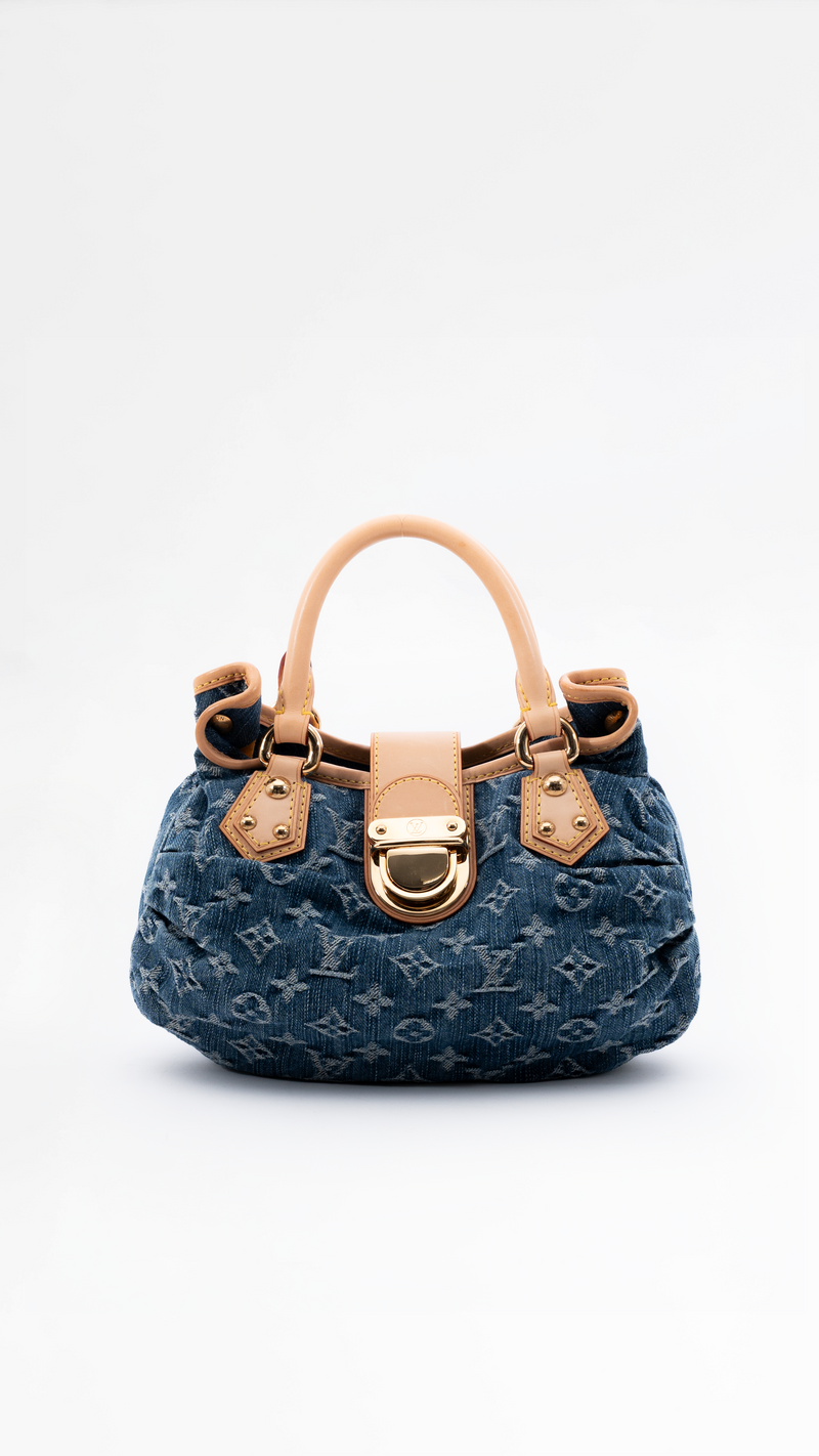 Louis Vuitton Monogram Denim Pleaty