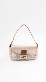 Fendi Snake Sequin Baguette