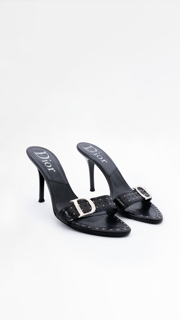Dior Leather Stud Heels
