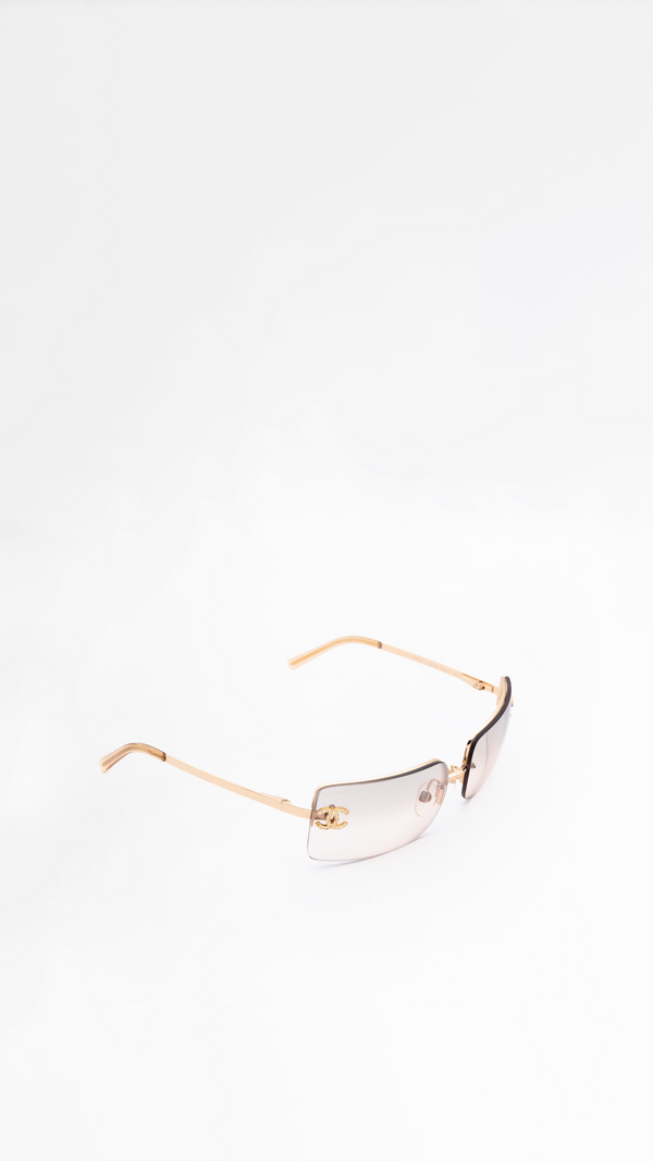 Chanel 4104 Rimless Sunglasses