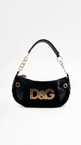 Dolce & Gabbana Suede Shoulder Bag