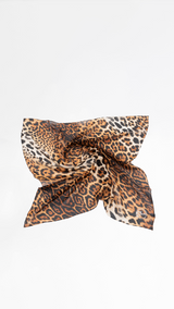 Dior Leopard Print Scarf