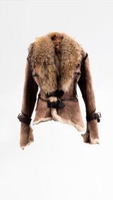 Roberto Cavalli Fur Shearling Leather Jacket - RARE
