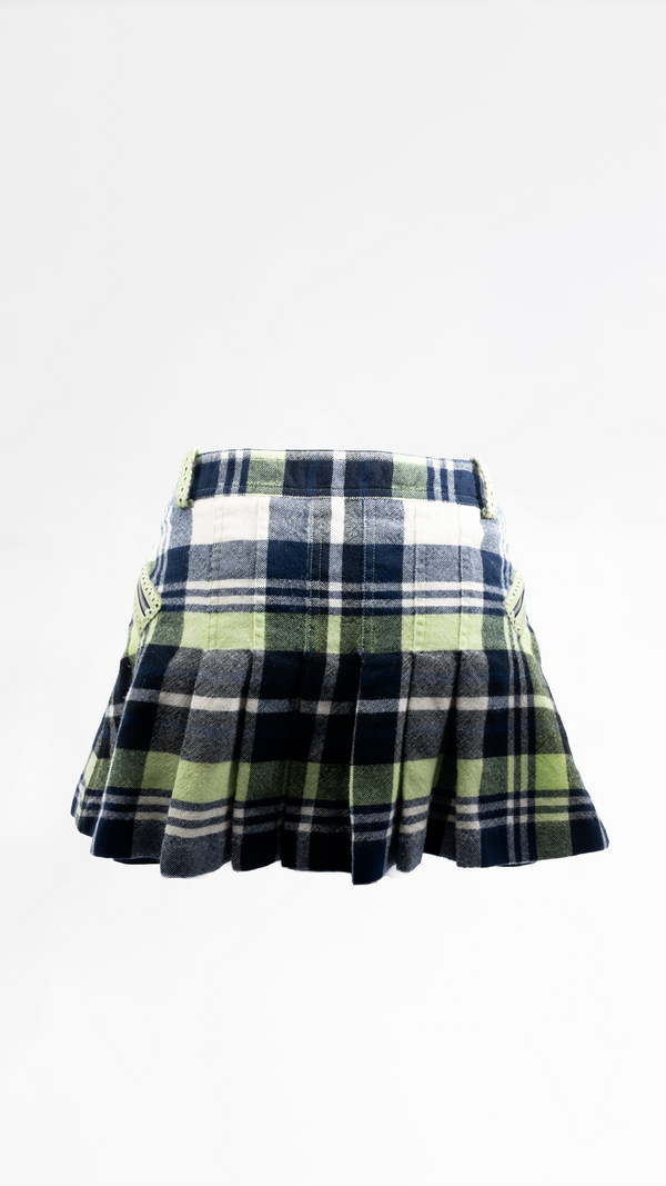 Dior Plaid Mini Skirt