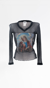Dolce & Gabbana Virgin Mary Mesh Top