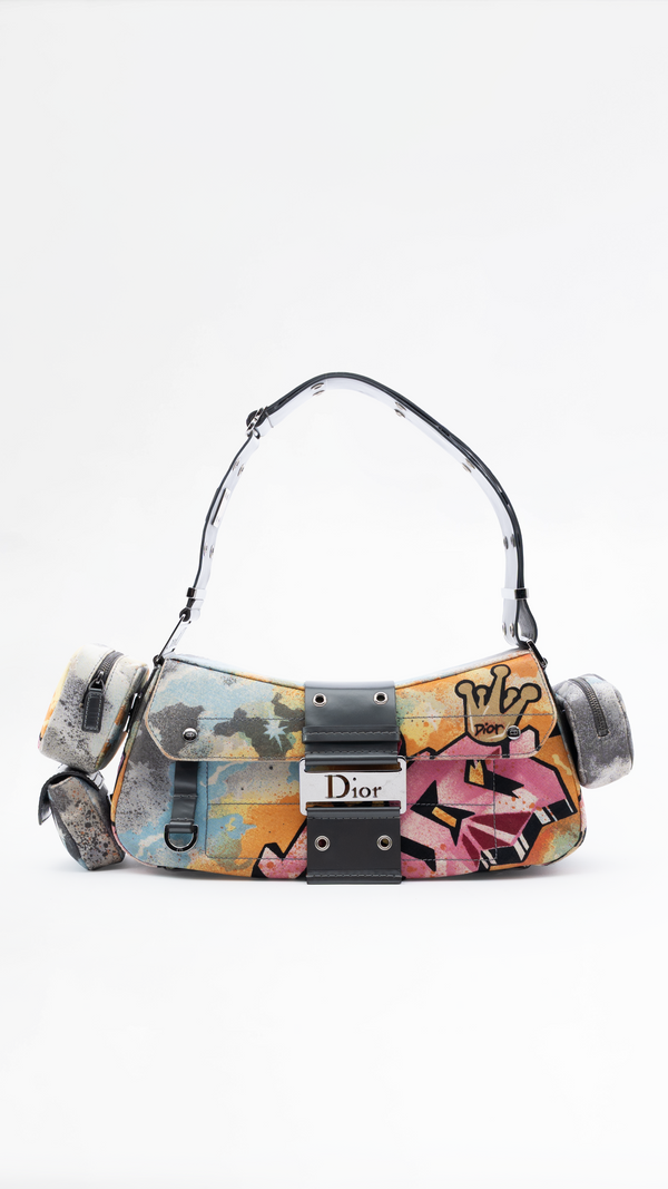 Dior Street Chic Kaos Graffiti Columbus Bag