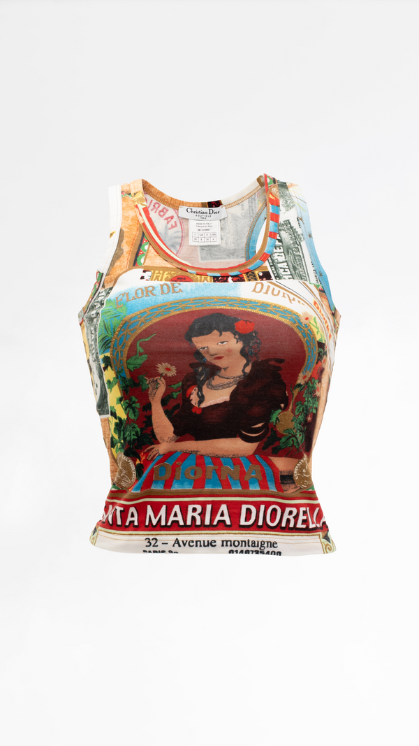 Dior Cuban Cigar Tank Top