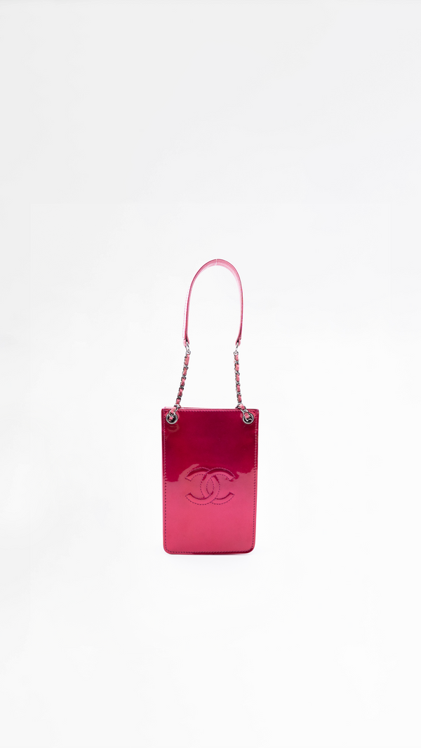 Chanel Patent Leather CC Chain Shoulder Bag