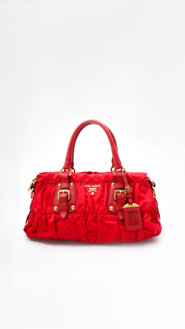 Prada Tessuto Gaufre Tote Bag