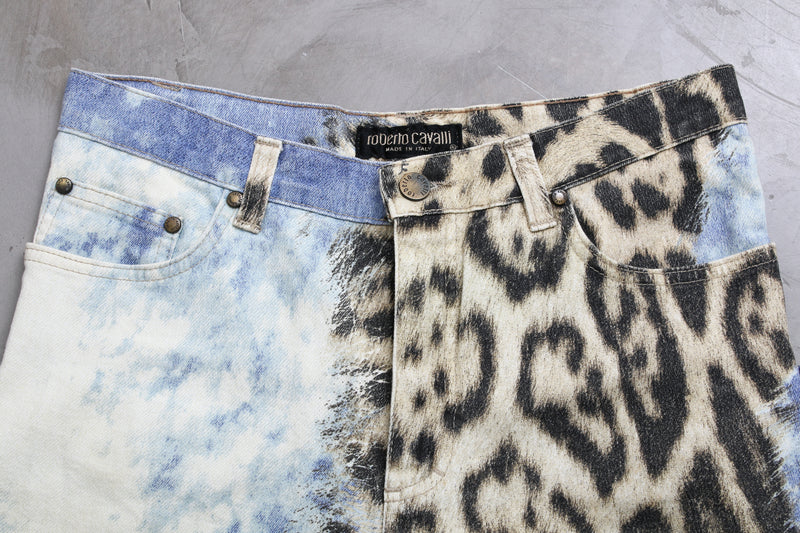 Roberto Cavalli Leopard Trousers