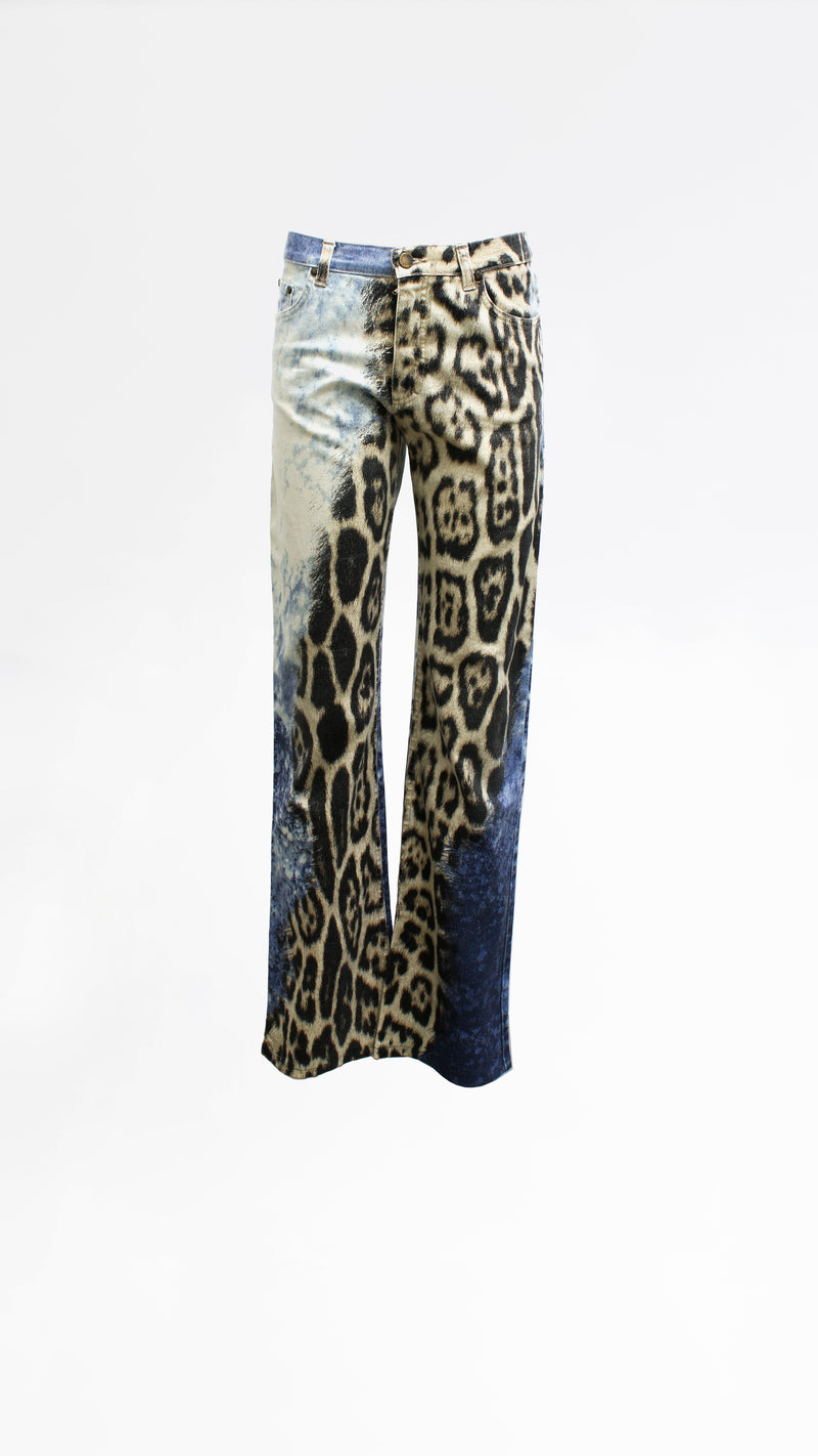 Roberto Cavalli Leopard Trousers