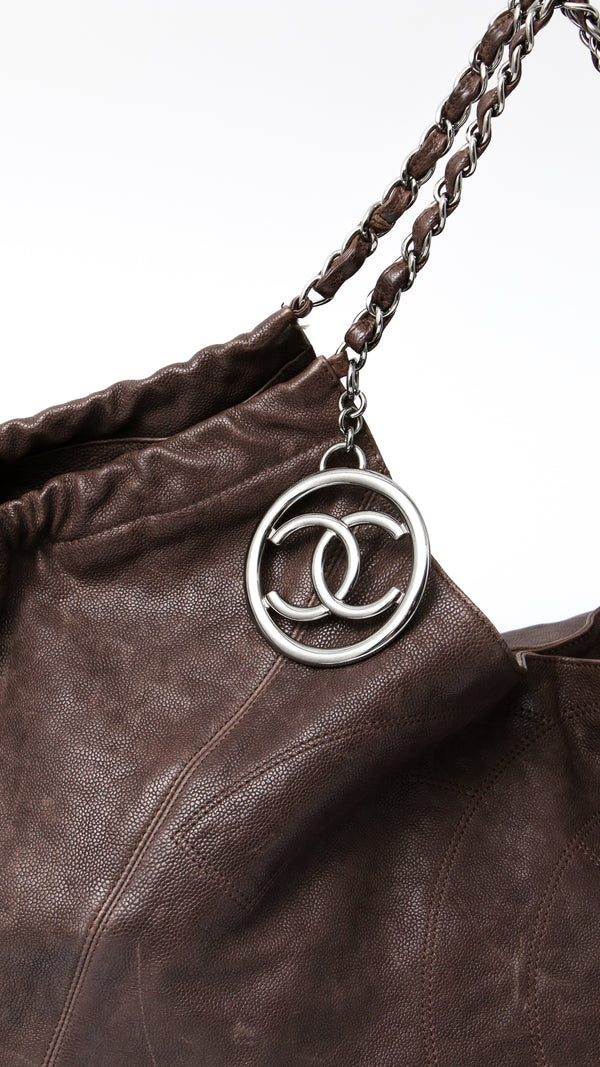 Chanel Coco Cabas Hobo Tote Bag