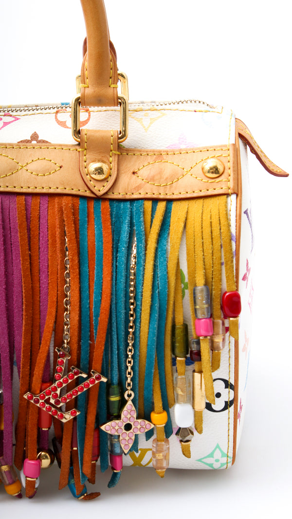 Louis Vuitton X Takashi Murakami Monogram Fringe Speedy 25