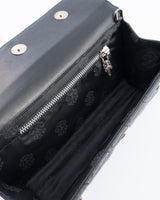 Chrome Hearts Dinner Quilted Leather Clutch Bag
