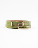Dolce & Gabbana Leather Snakeskin Belt