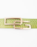 Dolce & Gabbana Leather Snakeskin Belt