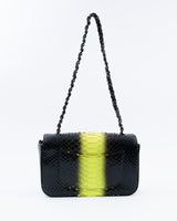 Chanel Exotic Python Leather Mini Rectangle Classic Flap Bag
